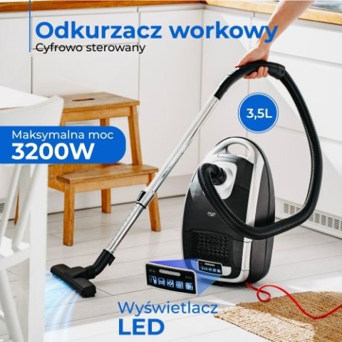 AD 7069 Odkurzacz workowy cyfrowo sterowany- 3,5 l AD 7069 Odkurzacz workowy cyfrowo sterowany- 3,5 l