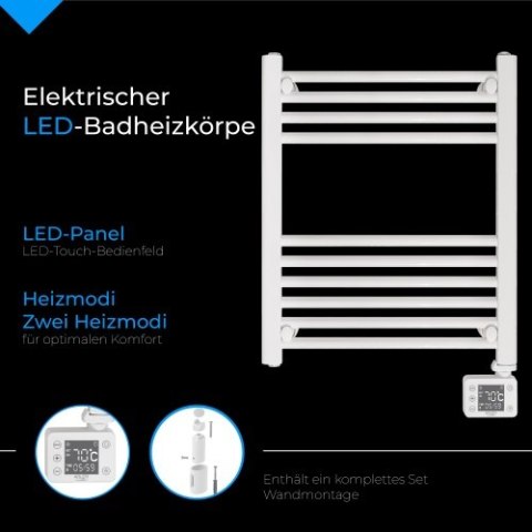 AD 7823 Grzejnik łazienkowy elektryczny led AD 7823 Grzejnik łazienkowy elektryczny led