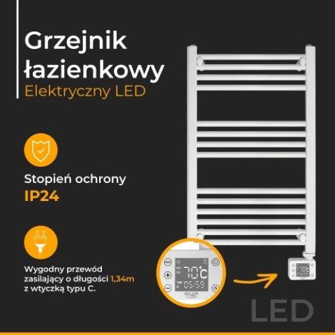 AD 7824 Grzejnik łazienkowy elektryczny led AD 7824 Grzejnik łazienkowy elektryczny led