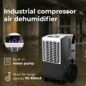 AD 7864 Osuszacz powietrza budowlany - przemysłowy - sprężarkowy 50l/24h