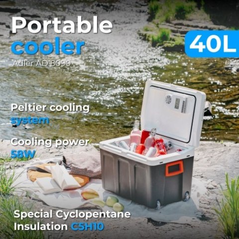 AD 8090 Lodówka turystyczna 40 l AD 8090 Lodówka turystyczna 40 l