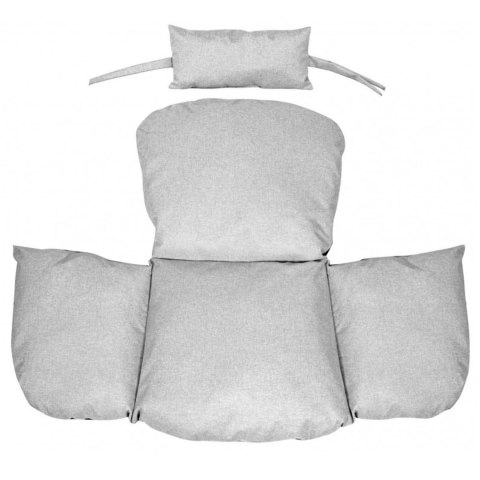 PODUSZKA OGRODOWA BOCIANIE GNIAZDO 112x113CM Z ZAGŁÓWKIEM JASNOSZARA PODUSZKA OGRODOWA BOCIANIE GNIAZDO 112x113CM Z ZAGŁÓWKIEM JASNOSZARA