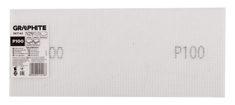Siatka ścierna biała 115 x 280 mm, P100 Siatka ścierna biała 115 x 280 mm, P100