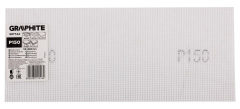 Siatka ścierna biała 115 x 280 mm, P150 Siatka ścierna biała 115 x 280 mm, P150
