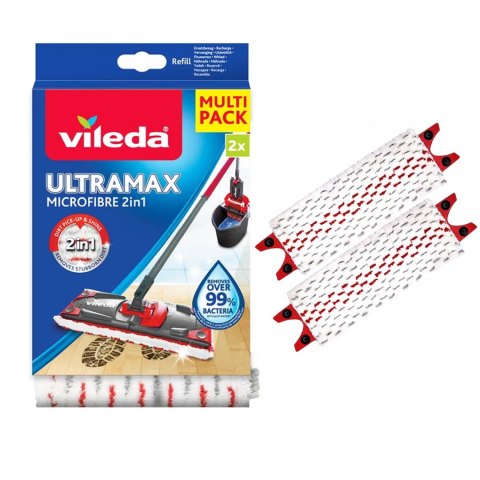 Wkłady do mopa Vileda Ultramax i Ultramat Turbo (2szt) Wkłady do mopa Vileda Ultramax i Ultramat Turbo (2szt)