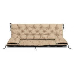 ZESTAW OGRODOWY 100x60x50CM + 2 PODUSZKI 42X42 CM BEŻOWY