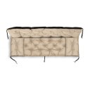 ZESTAW OGRODOWY 150x60x50CM + 2 PODUSZKI 42X42 CM BEŻOWY