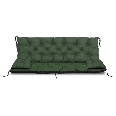 ZESTAW OGRODOWY 150x60x50CM + 2 PODUSZKI 42X42 CM ZIELONY ZESTAW OGRODOWY 150x60x50CM + 2 PODUSZKI 42X42 CM ZIELONY