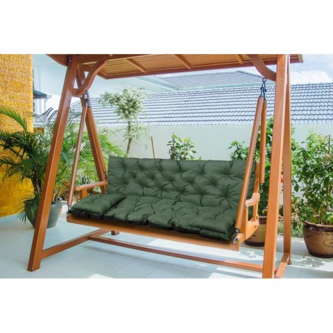 ZESTAW OGRODOWY 150x60x50CM + 2 PODUSZKI 42X42 CM ZIELONY ZESTAW OGRODOWY 150x60x50CM + 2 PODUSZKI 42X42 CM ZIELONY