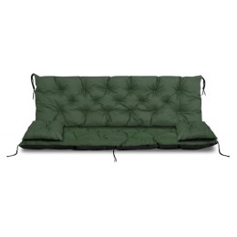 ZESTAW OGRODOWY 180x60x50CM + 2 PODUSZKI 42X42 CM ZIELONY