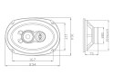 0949# GŁOŚNIK BLOW WH-6916 6x9" 3WAY KOM PLET SAMOCHODOWY