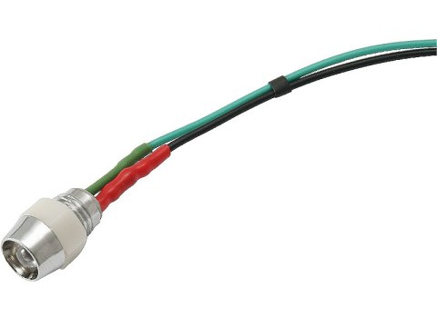 1628# Dioda led 5mm (czerwona 12v) kontrolka z przewodem 1628# Dioda led 5mm (czerwona 12v) kontrolka z przewodem