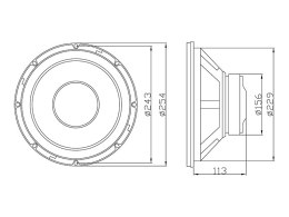 30-533# Głośnik blow a-250 8ohm