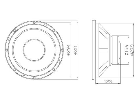 30-534# Głośnik blow a-300 8ohm 30-534# Głośnik blow a-300 8ohm