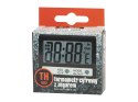 50-311# TERMOMETR  PANELOWY BLOW LCD+ZEGAR TH002