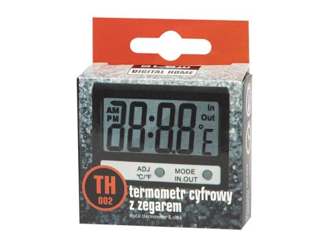 50-311# TERMOMETR PANELOWY BLOW LCD+ZEGAR TH002 50-311# TERMOMETR PANELOWY BLOW LCD+ZEGAR TH002