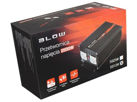 5912# PRZETWORNICA 24V/230V V5000/2500W BLOW 5912# PRZETWORNICA 24V/230V V5000/2500W BLOW