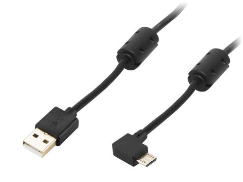 66-090# PRZYŁĄCZE USB A - MICRO B 1,0M KĄTOWE CZARNE GOLD BLISTER 66-090# PRZYŁĄCZE USB A - MICRO B 1,0M KĄTOWE CZARNE GOLD BLISTER