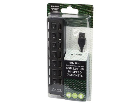 66-387# ROZGAŁĘŹNIK USB WT.A-7xGN.A HUB AKTYWNY 66-387# ROZGAŁĘŹNIK USB WT.A-7xGN.A HUB AKTYWNY