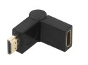 92-115# PRZEJŚCIE HDMI WTYK-GNIAZDO KĄTOWE