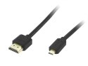 92-673# PRZYŁĄCZE HDMI-MICRO HDMI  PROFESSION.4K 1,5M