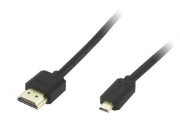 92-673# PRZYŁĄCZE HDMI-MICRO HDMI  PROFESSION.4K 1,5M