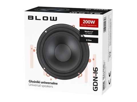 9535# GŁOŚNIK BLOW GDN16 8OHM 9535# GŁOŚNIK BLOW GDN16 8OHM