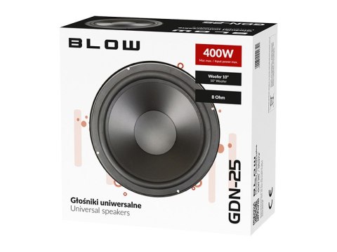 9537# GŁOŚNIK BLOW GDN25 8OHM 9537# GŁOŚNIK BLOW GDN25 8OHM