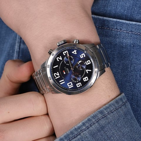 ZEGAREK MĘSKI TOMMY HILFIGER 1791053 TREND (zf078b) + BOX ZEGAREK MĘSKI TOMMY HILFIGER 1791053 TREND (zf078b) + BOX