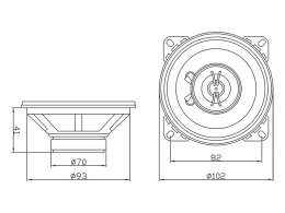 30-601# Głośnik blow s-100 4ohm
