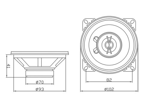 30-601# Głośnik blow s-100 4ohm 30-601# Głośnik blow s-100 4ohm