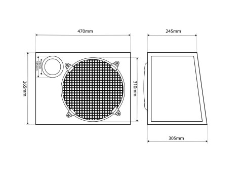 30-924# Subwoofer pasywny blow-1203 30-924# Subwoofer pasywny blow-1203