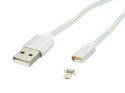 66-106# PRZYŁĄCZE USB A - MICRO B 1,0M MAGNETYCZNY SREBRNY BLISTER` 66-106# PRZYŁĄCZE USB A - MICRO B 1,0M MAGNETYCZNY SREBRNY BLISTER`