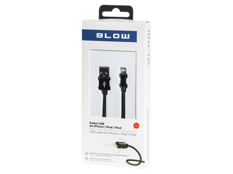 66-108# Przyłącze usb a - iphone 1,0m plecionka bl 66-108# Przyłącze usb a - iphone 1,0m plecionka bl