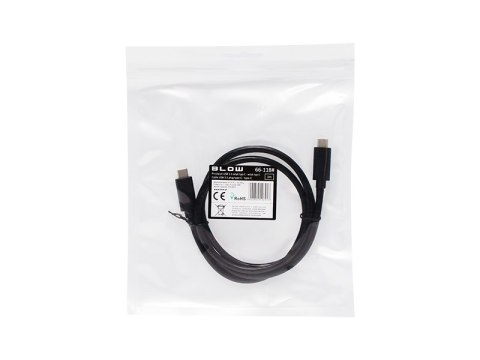 66-118# PRZYŁĄCZE USB-C - USB-C 3.1 1,0M CZARNE 66-118# PRZYŁĄCZE USB-C - USB-C 3.1 1,0M CZARNE