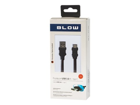 66-126# Przyłacze usb 3.0 a - usb-c 1m plecionka bl 66-126# Przyłacze usb 3.0 a - usb-c 1m plecionka bl