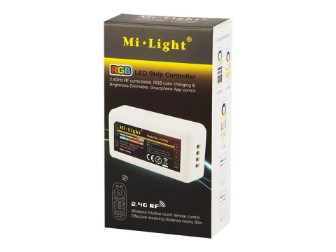 70-802# ODBIORNIK STEROWANIA LED RGB RF 144W 4-ZONE ŚCIEMNIACZ, PILOT DOTYKOWY 70-802# ODBIORNIK STEROWANIA LED RGB RF 144W 4-ZONE ŚCIEMNIACZ, PILOT DOTYKOWY