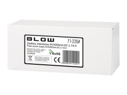 71-220# Zasilacz impulsowy 9v/4000ma 2,1/5,5