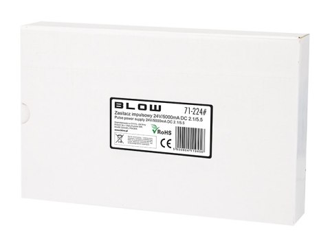 71-224# ZASILACZ IM PULSOWY 24V/5000MA 2,1/5,5 71-224# ZASILACZ IM PULSOWY 24V/5000MA 2,1/5,5