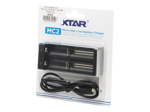 75-449# ŁADOWARKA xTAR MC2 DO AKUMULATOR 18650 75-449# ŁADOWARKA xTAR MC2 DO AKUMULATOR 18650