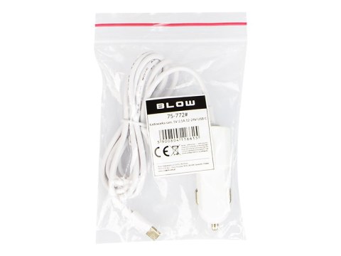 75-772# Ładowarka samochodowa 5v 2,1a 12-24v usb-c 75-772# Ładowarka samochodowa 5v 2,1a 12-24v usb-c