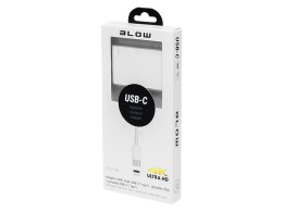 76-102# ADA PTER USB WTYK USB-C 3.1 - GNIAZDO VGA +GNIAZDO MICRO USB ZASILAJĄCE 10CM