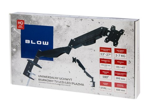 76-872# UCHWYT TV LCD Hq 13"-27" DO BIURKA Z PRZEGUBEM 76-872# UCHWYT TV LCD Hq 13"-27" DO BIURKA Z PRZEGUBEM