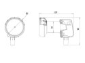 77-182# Konwerter sat inverto single premium