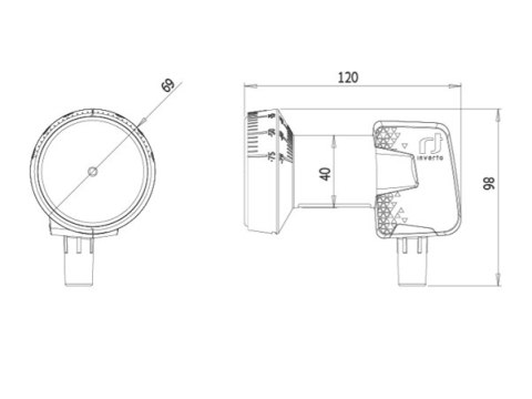 77-182# Konwerter sat inverto single premium 77-182# Konwerter sat inverto single premium