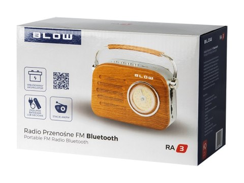 77-532# Radio przenośne analogowe fm bt blow ra3 77-532# Radio przenośne analogowe fm bt blow ra3