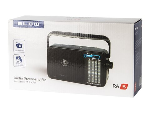 77-534# Radio przenośne analogowe am/fm blow ra5 77-534# Radio przenośne analogowe am/fm blow ra5