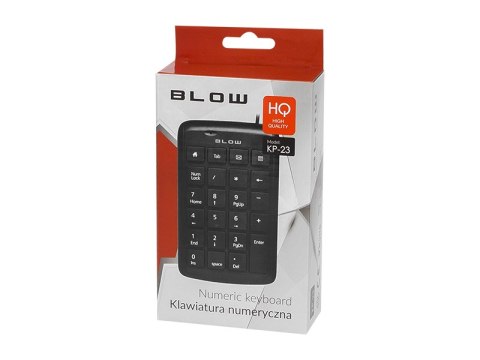 84-205# KLAWIATURA BLOW K P-23 USB NUMERYCZNA 84-205# KLAWIATURA BLOW K P-23 USB NUMERYCZNA