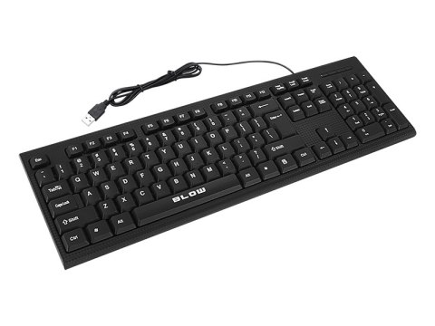 84-206# KLAWIATURA BLOW K P-106 USB CZARNA 84-206# KLAWIATURA BLOW K P-106 USB CZARNA