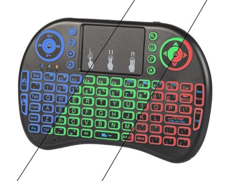 84-253# Klawiatura bezprzewodowa 2,4ghz miniks-2 +touchpad 84-253# Klawiatura bezprzewodowa 2,4ghz miniks-2 +touchpad
